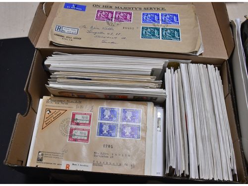 EUROPE. FDCs, accumulation 1960–1970s in shoe box. Catalogue value 800 EUR according to vendor. (approx. 250)