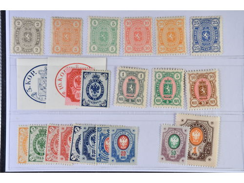 Finland. Mostly ★★. 22 classic stamps including a few reprints. High value.