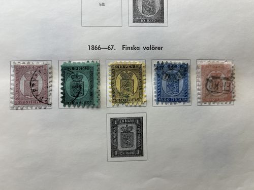 Finland. Collection used 1866–2000 in two Facit albums. with e.g. ZEPPELIN 1930 and Åland 1984–2003.