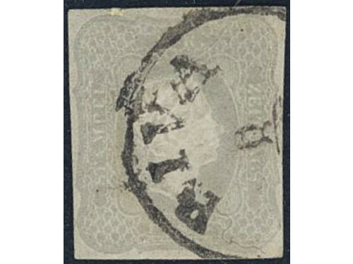 Austria. Michel 23 used, 1861 Newspaper stamp (1.05 Kr) lilac-grey. Signed Buhler. EUR 200
