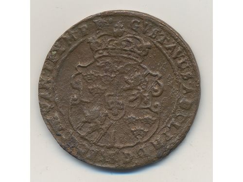 Coins, Sweden. Gustav II Adolf, SM 152 a, 1 öre 1628. 25.50 g, SMB 264. 1.