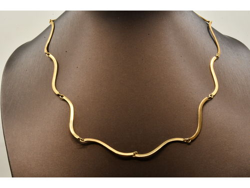 Halsband, Other. Necklace, dull/smooth, 46 cm.   Beskrivning på SVENSKA: Halsband, matt/blankt, 46 cm.</i>