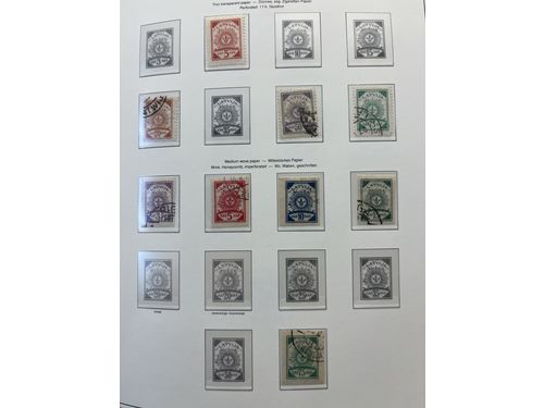 Latvia. Collection ★★/★/⊙ 1918–2012 in Leuchtturm album with stamp mounts Fine quality.