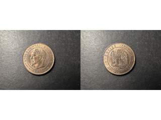 Frankrike 10 centimes 1854 A, UNC