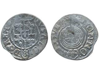 Coins, Swedish possessions, Elbing. Gustav II Adolf, SB 5, 1/24 taler 1633. 0.92 g. …