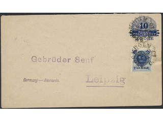 Sweden. Postal stationery, stamped envelope Facit Fk5VII, 50b , Stamped envelope 10/12 …
