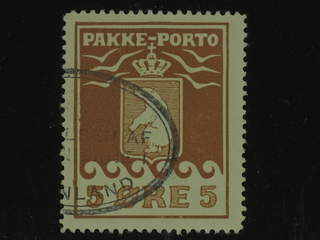 Denmark Greenland. Facit P6 I used , 5 øre red brown. Part of oval pmk. Good centering.