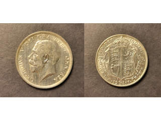 Great Britain George V (1910-1936) 1/2 crown 1917, AU/UNC