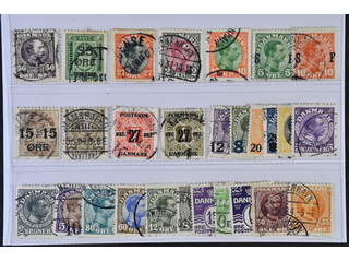 Denmark. Used 1904–28. All different, e.g. F 67, 122, 144, 162, 164, 168-69. Mostly good …