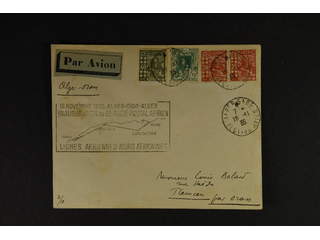 Algeria. Michel 38, 42 on cover, Cover sent to Oaan 1935, with 1st flight …