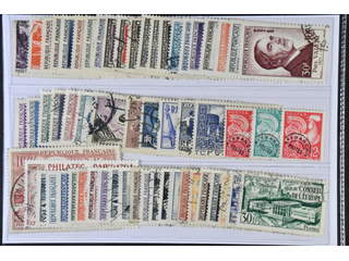 France. Used 1929–1964. All different, e.g. Mi 863-64, 948-53, 965-70, 990, 1015-20, …