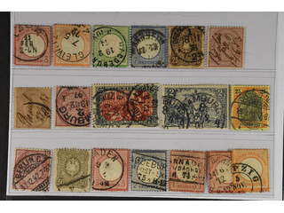 Germany Reich. Used 1872–1902. All different, e.g. Mi 9, 14, 17(signed Sommer), 26, 35, …