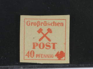Germany Local emissions. Michel 41P ★★ , 1945 Grossräschen 40 pf proof. Signed Kunz BPP. …