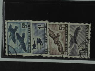 Austria. Michel 984–87 used , 1953 Birds SET (4). EUR 300