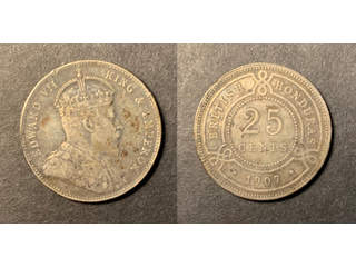 Brittiska Honduras Edward VII (1901-1910) 25 cents 1907, VF