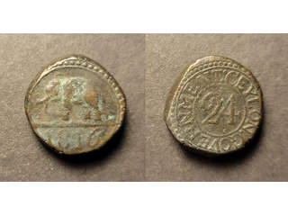 Ceylon 1/24 rixdollar 1816, VF