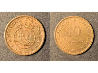 Indien (PT) 10 centavos 1961, UNC