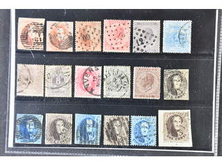 Belgium. Used 1849–1869. All different, e.g. Mi 5B, 9, 13B, 17-18, 21-22, 26. Mostly …