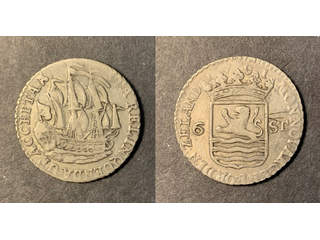 Nederländerna 6 stuivers (scheepjesschelling) 1791, VF