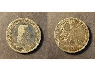 Germany Federal Republic 5 mark 1955 F, AU/UNC