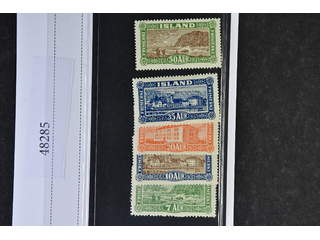 Iceland. Facit 168–72 ★, 1925 Views and Buildings SET (5). SEK 2000